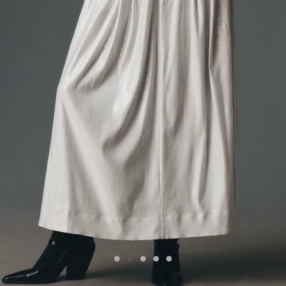 Anthropologie | The Avery Pleated Maxi Skirt by Maeve: Sequin Edition | Size: 6 - Picture 2 of 5